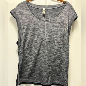 Lululemon Grey Active Workout Top